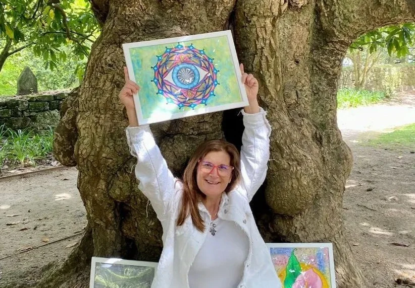 Mandala Ojo Galáctico - Visión cósmica y conexión universal